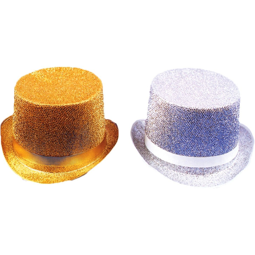 Top Hat Lame Silver For All