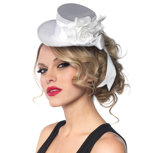Top Hat Mini Satin White For All