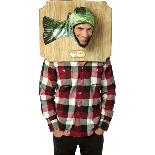 Trophy Head Bass Mask For Adults