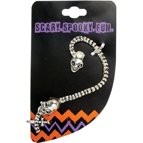 Earring Wrap Skull