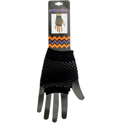 Fish Net Gloves Black