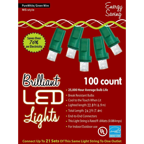 Holiday Lights M 5 Pure White