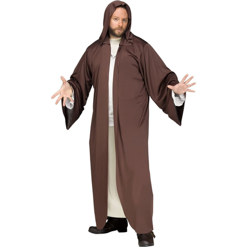 Hooded Robe Brown Adult