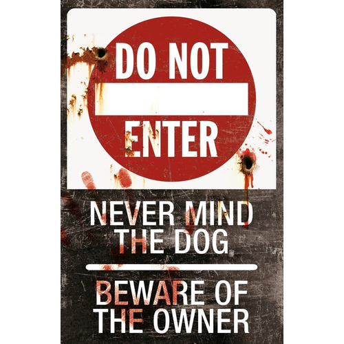 Metal Sigh Do Not Enter