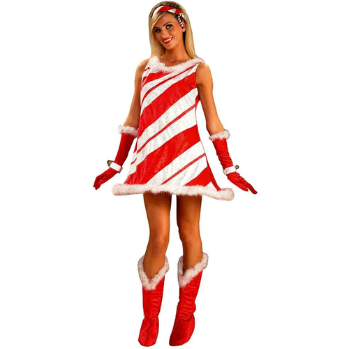Miss Candy Cane Adult Costume