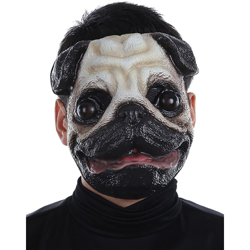 Pug Plastic Face Mask