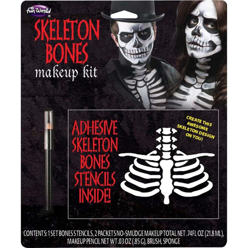 Skeleton Bones Make Up Kit