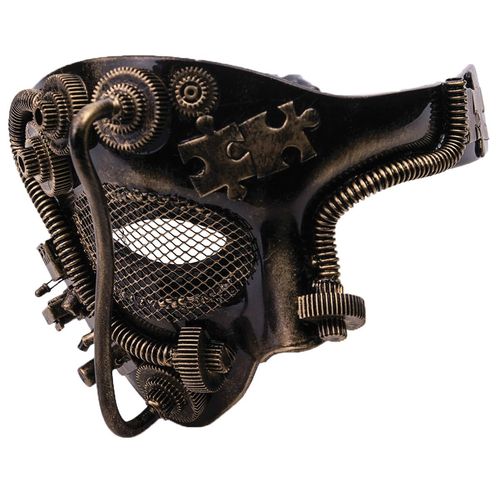 Steampunk Gold Mask For Adults