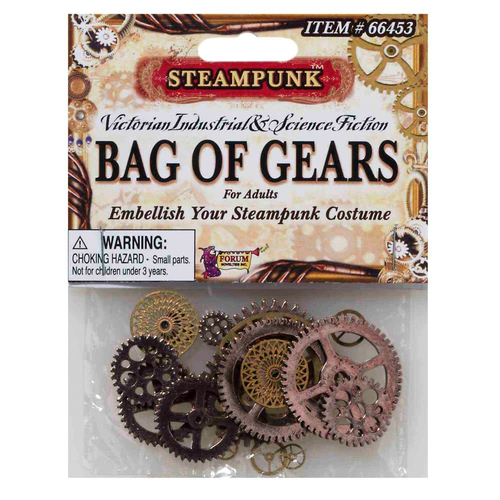 Steampunk Style Bag Of Gears