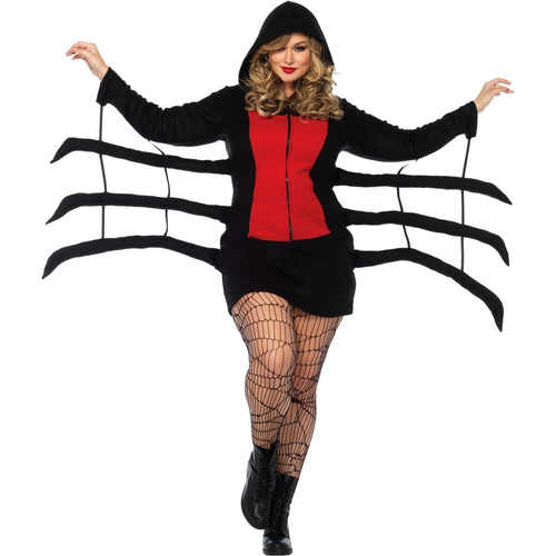 Black Spider Adult Plus Costume
