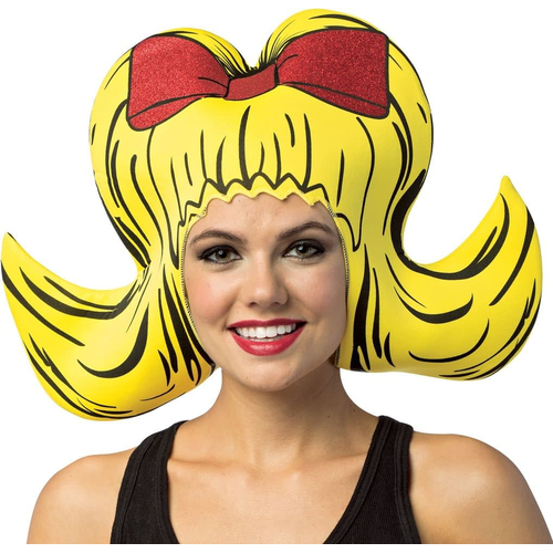 Bouffant Yellow Wig