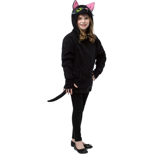 Hoodie Black Cat Teen