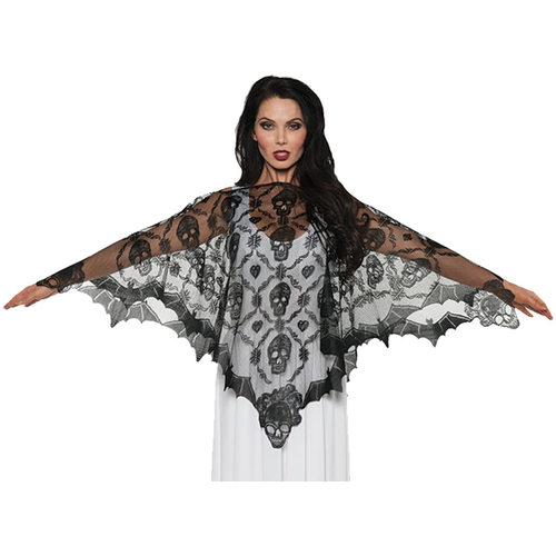Lace Poncho Vampire