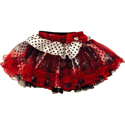 Monster Hig Red Black Petticoat