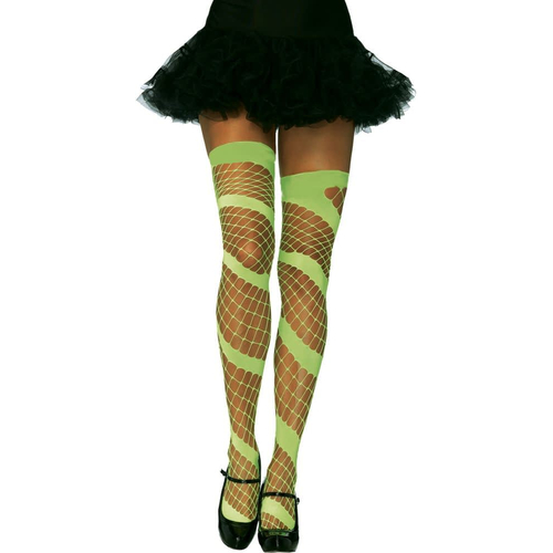 Neon Green Stockings