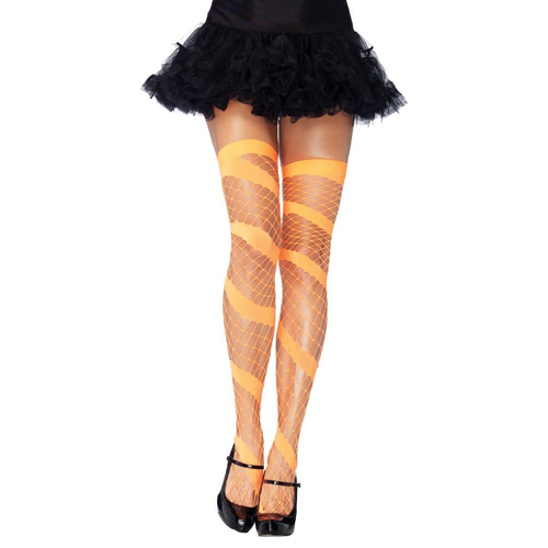 Neon Orange Stockings