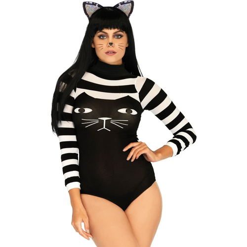 Nylon Spandex Striped Cat Body