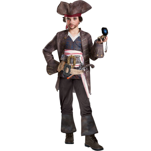 Pirates of The Caribbean Captain 5 Jack Sparrow Child Costume