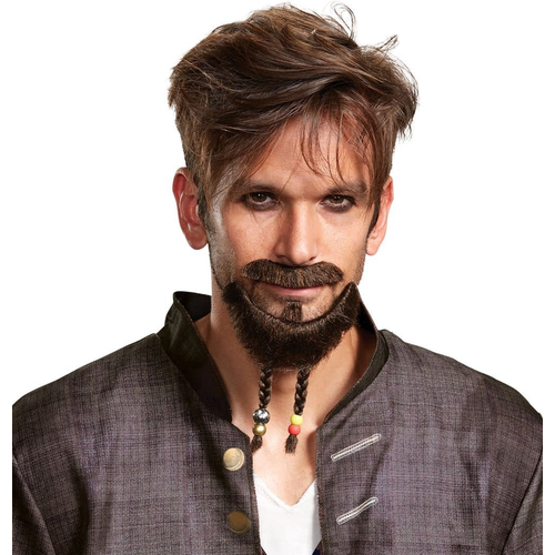 Pirates of The Caribbean Pirate Goatee Mustache Adult