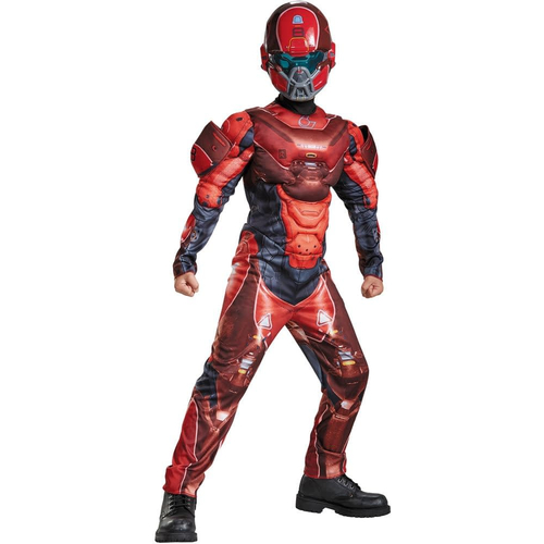 Red Spartan Halo Costume For Children