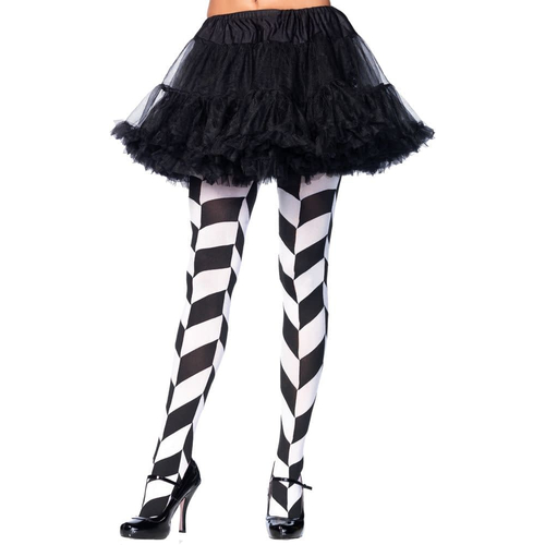 Tights Illusion Black/White