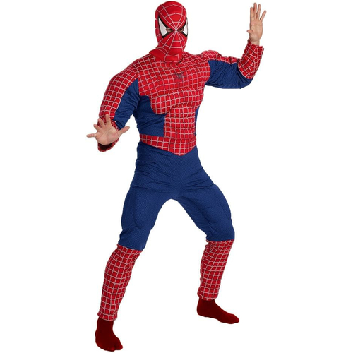 Deluxe Spiderman Muscle Adult Costume
