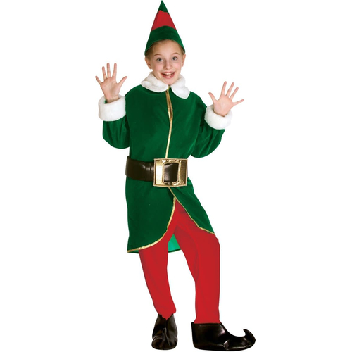 Green Elf Child Costume