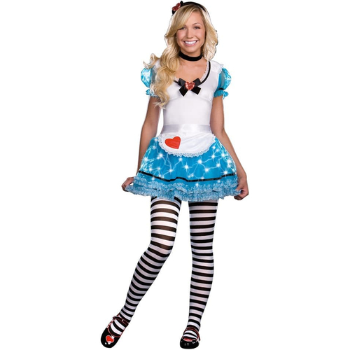 Lighting Alice In Wonderland Adult Costume