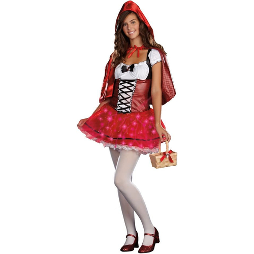 Lighting Red Hood Teen Costume