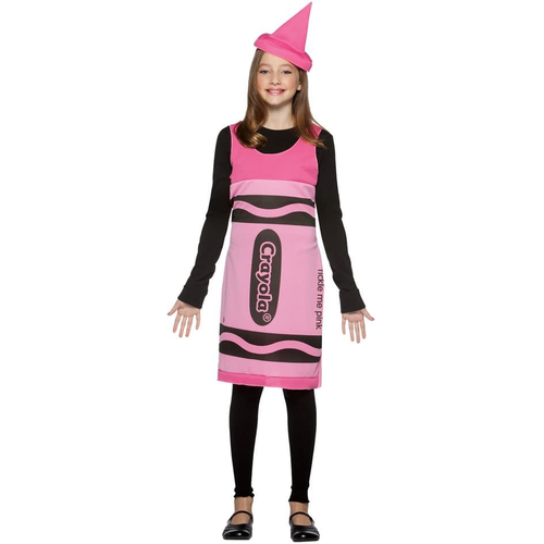 Pink Crayola Pencil Teen Costume
