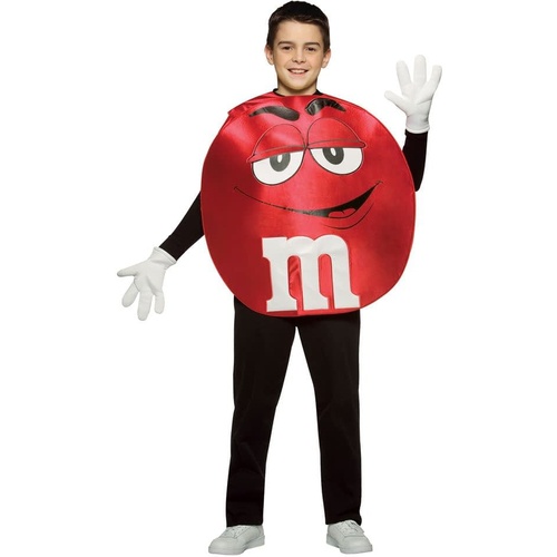 Red M&M'S Teen Poncho