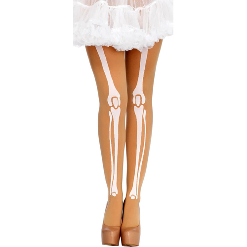 Skeleton Ptinted Tights