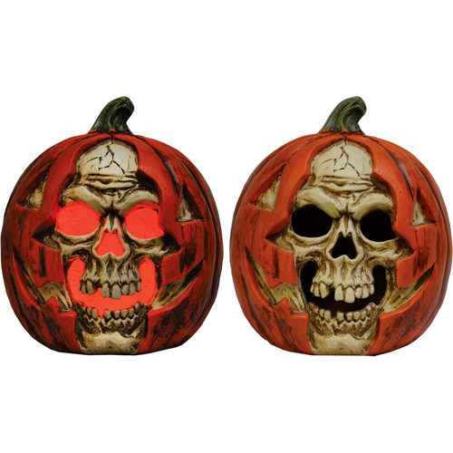 Skull in Pumpkin Prop