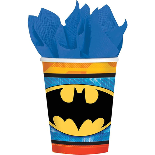 Batman Cups 9 Oz 8 Pk
