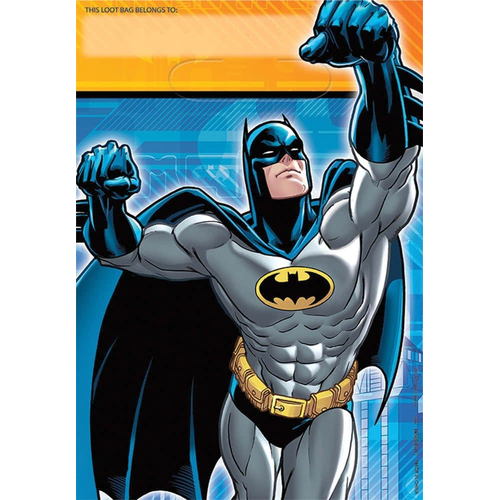 Batman Loot Bags 8 Pack