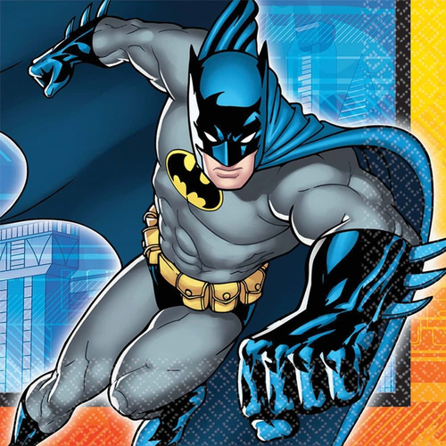 Batman Lunch Napkins 16 Pack