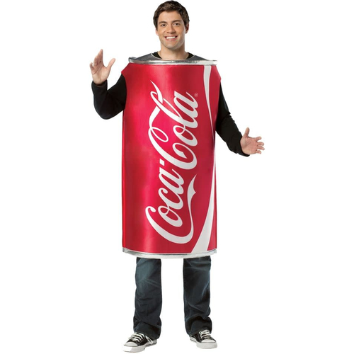 Coca Cola Can Adult Costume