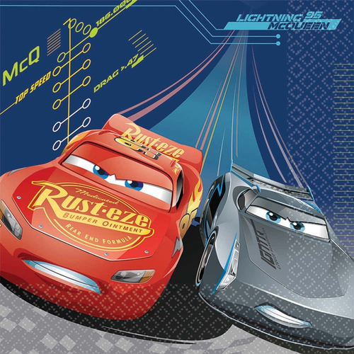 Disney Cars 3 Lunch Napkin