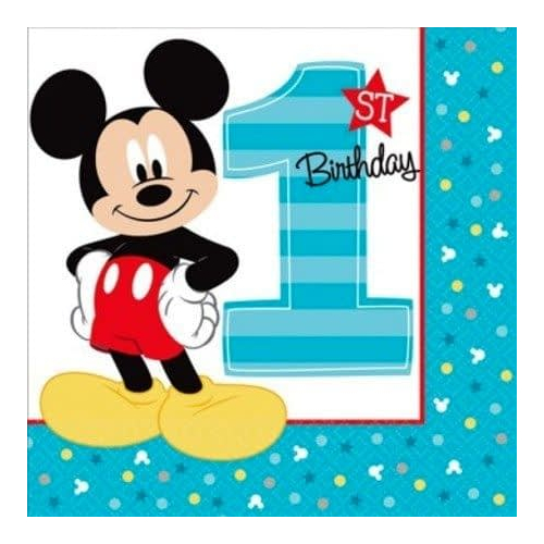 Mickey 1St Lunch Napkins