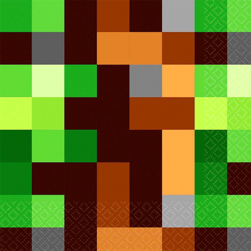 Minecraft Lunch Napkins