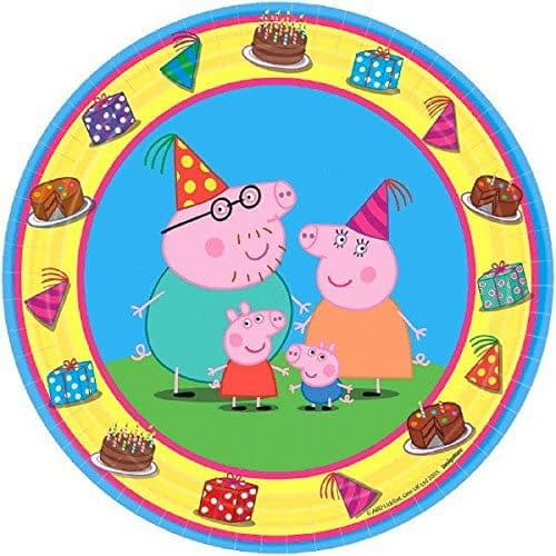 Peppa Pig Rnd Plates 7In