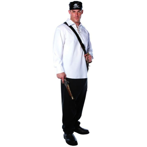 Pirate Shirt Adult White