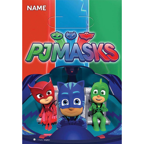 Pj Masks Loot Bags 8 Pack