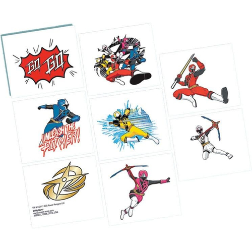 Power Rangers Ninja Steel Tattoos