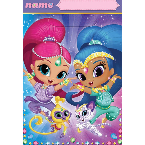 Shimmer Shine Folded Loot Bag
