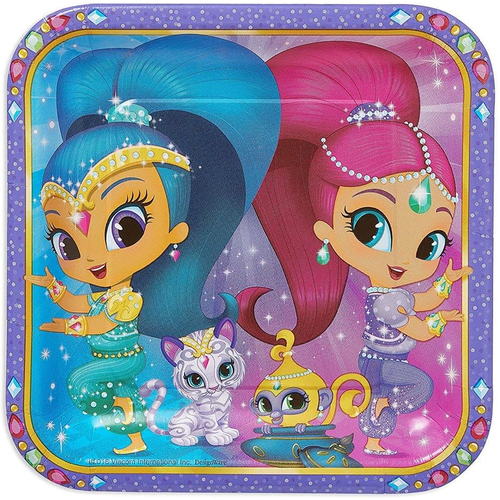 Shimmer Shine Square Plate