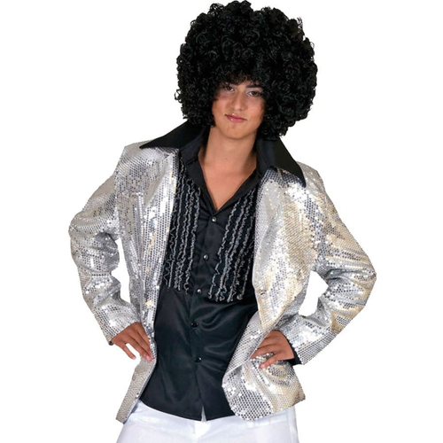 Silver Disco Jacket Adult