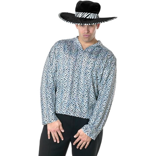 Silver Pimp Shirt Adult
