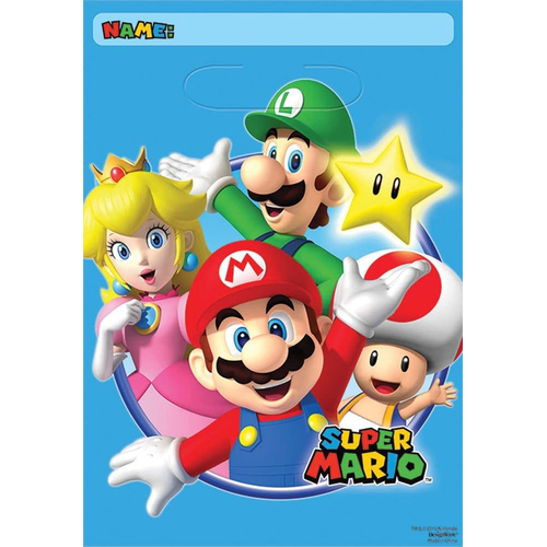 Super Mario Loot Bags 8 Pack