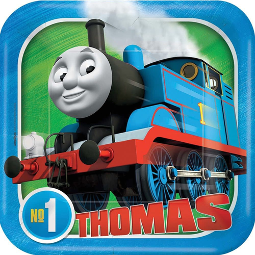 Thomas Tank Sq Plates 7In